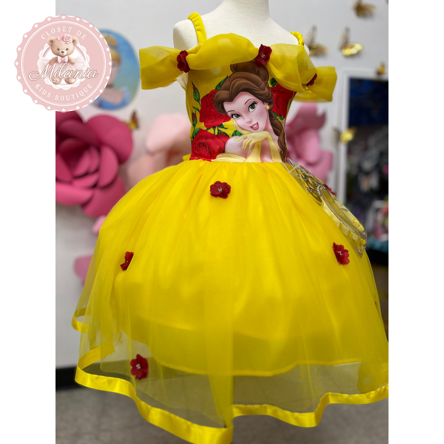 PRINCESA Y BESTIA TUL DRESS