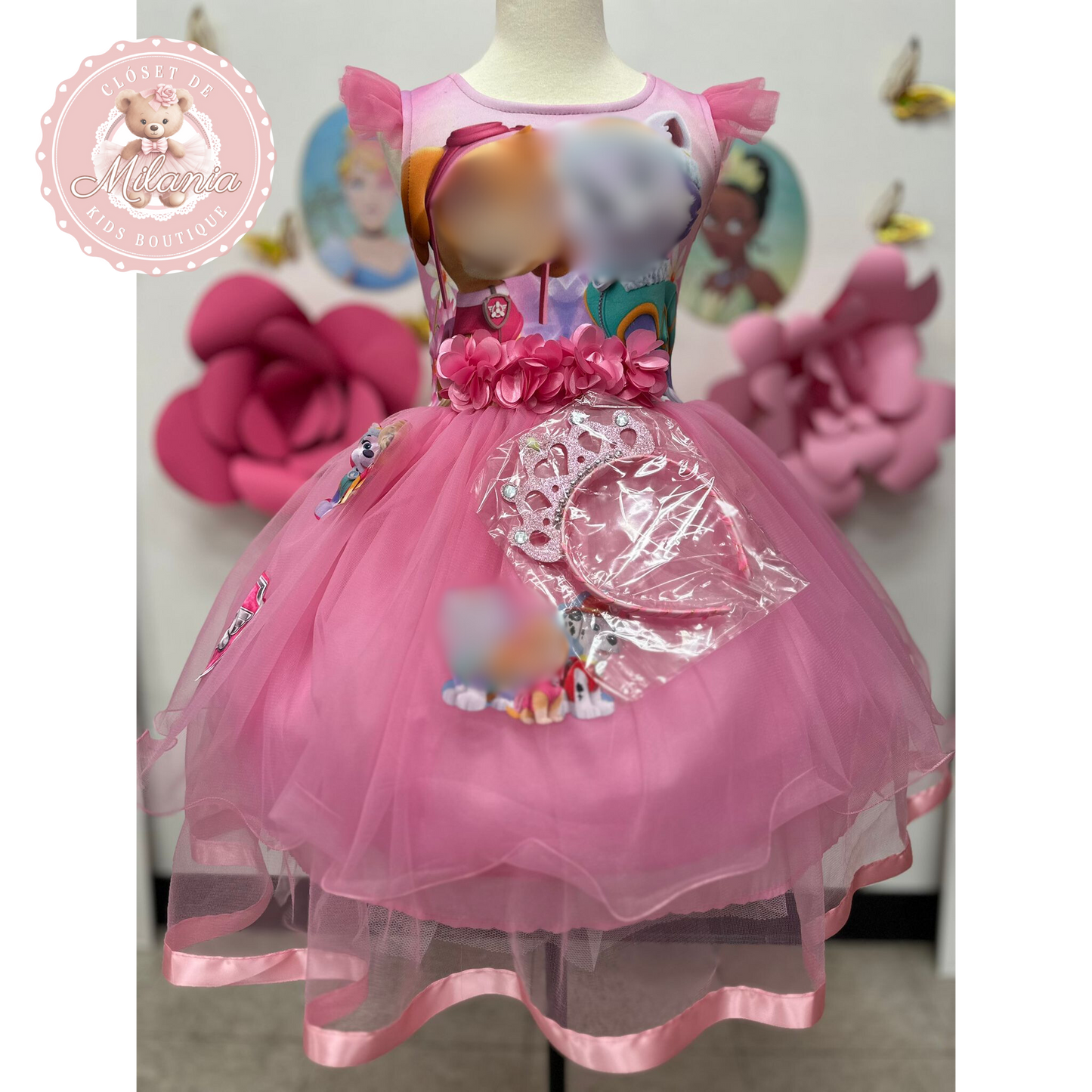 PATRULLA CIELO Y NIEVE TUL DRESS