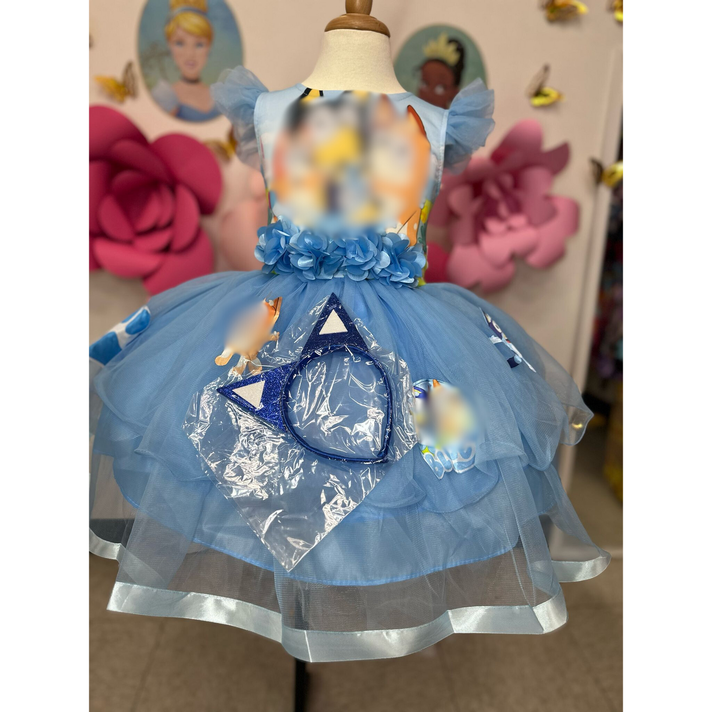 PERRITA AZUL TUL DRESS