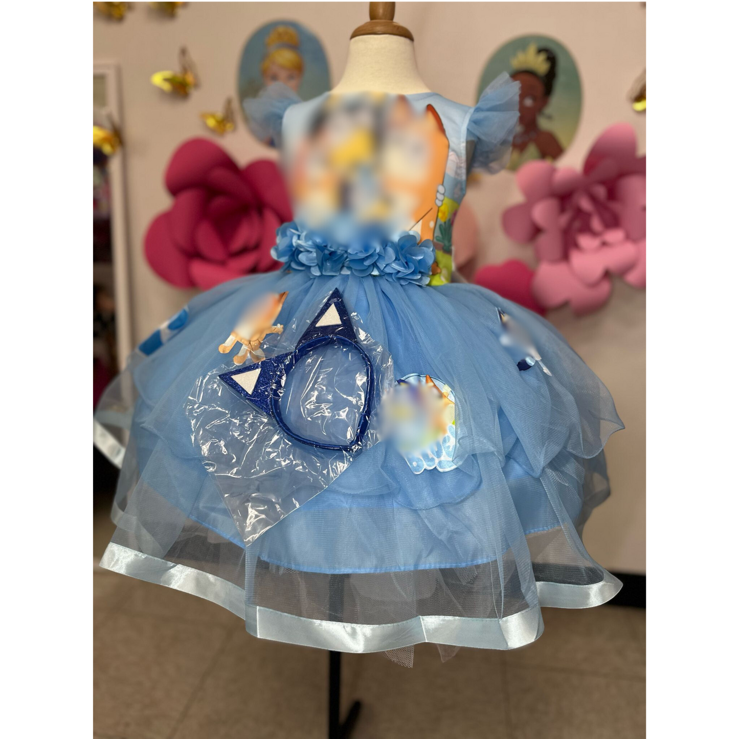 PERRITA AZUL TUL DRESS