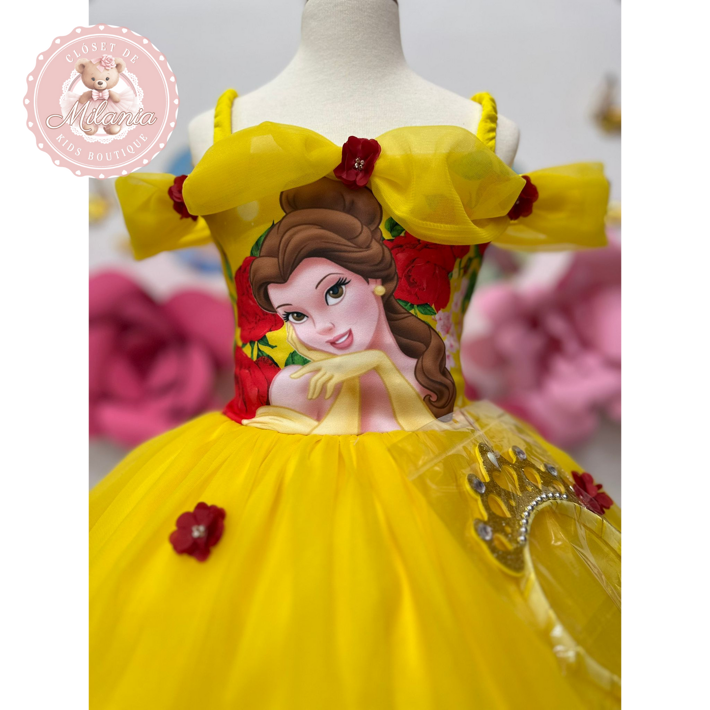 PRINCESA Y BESTIA TUL DRESS