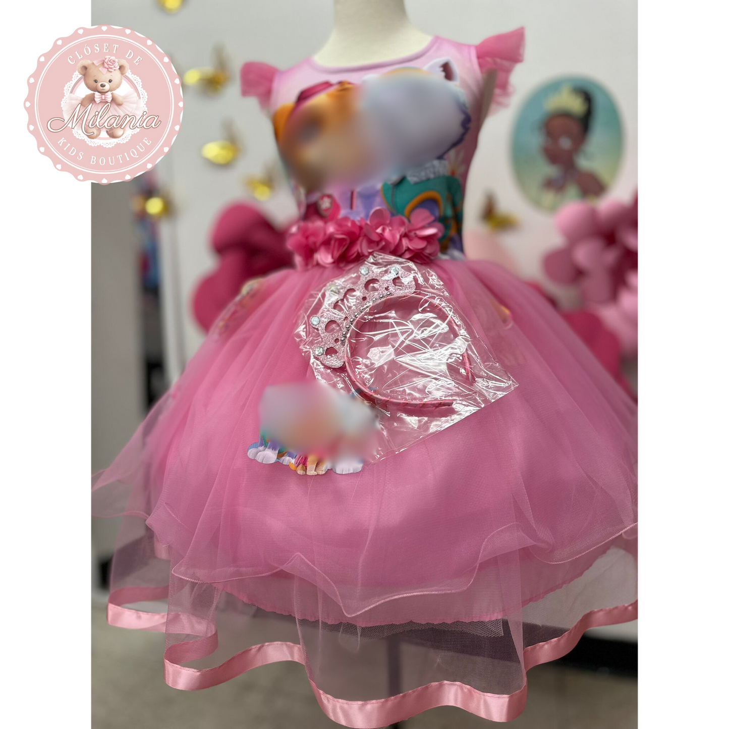 PATRULLA CIELO Y NIEVE TUL DRESS