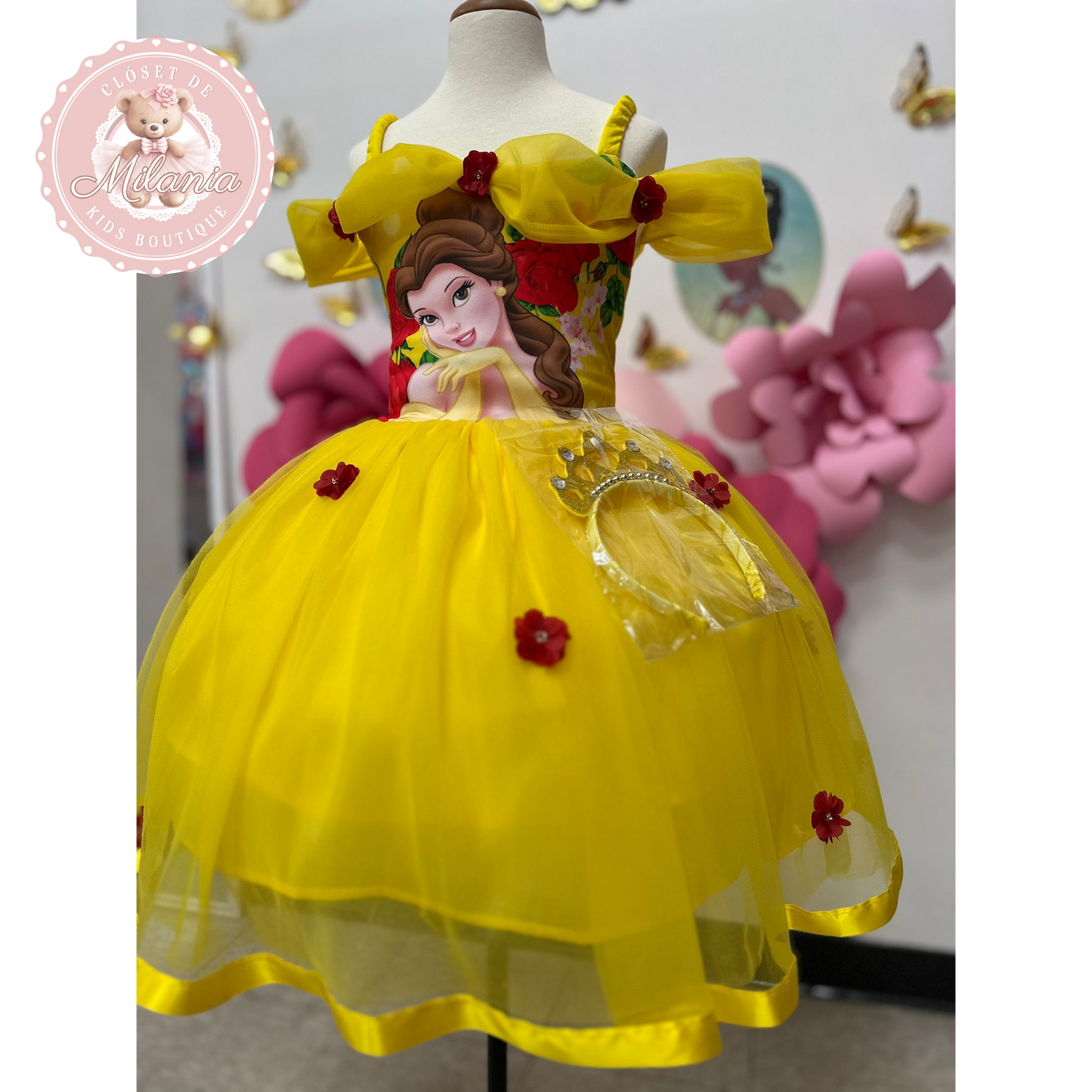 PRINCESA Y BESTIA TUL DRESS